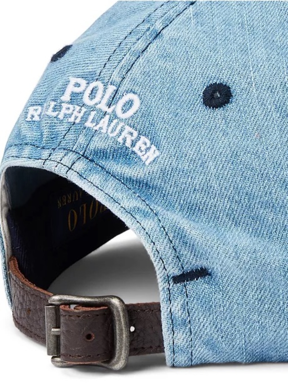 Polo Bear Denim Ball Cap - Picture 3 of 4